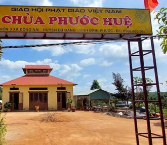 CHÙA PHƯỚC HUỆ ( BÙ ĐĂNG, BÌNH PHƯỚC) - Xã Thọ Sơn, Đồng Nai
