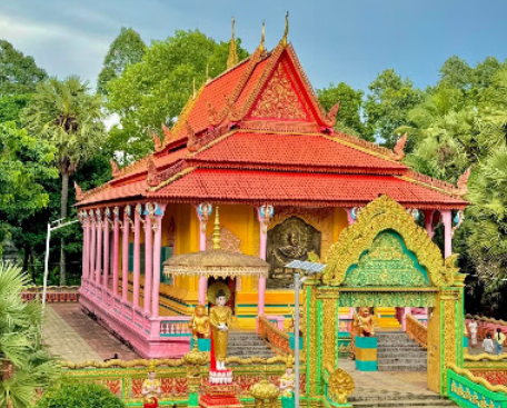 Chùa Mới (Chùa Khmer Songchrova) - xã Trà Côn, Vĩnh Long