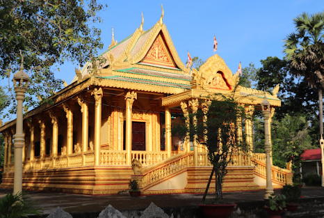 Chùa Cần Thay វត្ត​តាធាយ - xã Trà Côn, Vĩnh Long