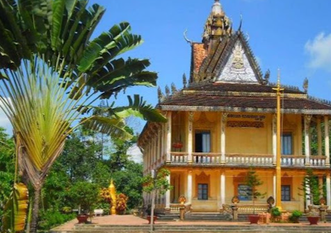 Chùa Khmer Tòa Sen - Phường Đông Thành, Vĩnh Long