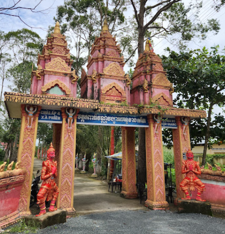 Chùa Khmer  PHOTHIVONGSA - xã Xà Phiên, Cần Thơ