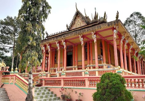 Chùa Seraybupha Champa Chum (Kom Pong Chum) - xã Nhơn Mỹ, Cần Thơ