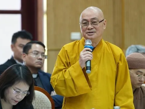 Đại diện các tổ chức tôn giáo đóng góp ý kiến về hồ sơ chính sách Luật Tín ngưỡng, tôn giáo (sửa đổi)