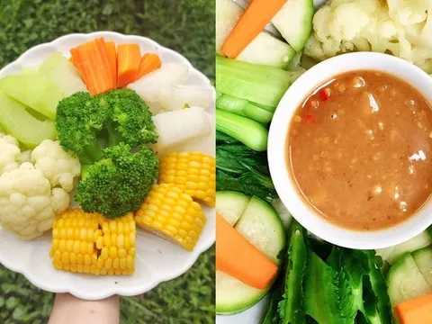 Chay ngon mỗi ngày: Ngon miệng và thanh đạm với món rau luộc chấm chao