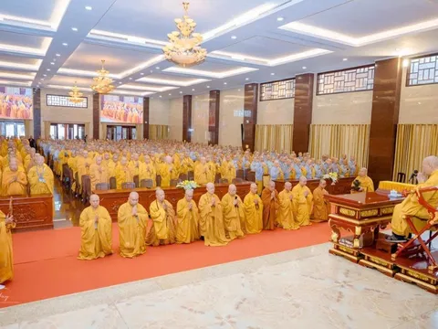 Trưởng lão Hòa thượng Thích Thiện Nhơn sách tấn Tuần huân tu và Khóa bồi dưỡng trụ trì tại Việt Nam Quốc Tự