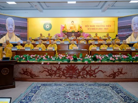 Hội đồng Trị sự họp kỳ 5 khóa IX: Thống nhất định hướng tổ chức Đại hội Phật giáo các cấp
