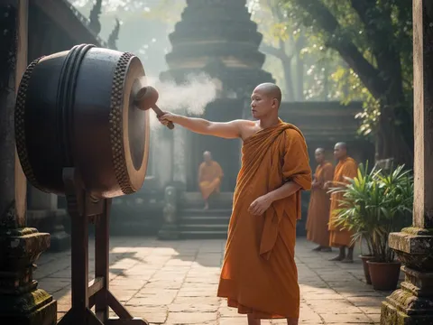 Khi tiếng trống vang lên: Lời gọi tỉnh thức giữa cõi vô thường